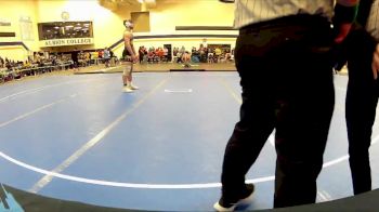 165 lbs Champ. Round 1 - Paul Hostetler, Adrian NCAA vs Sebastian Prisbe, Rochester Christian