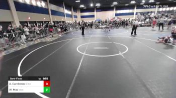 113 lbs Semifinal - Andres Camberos, SoCal Grappling Club vs William Max, Savage House Wrestling Club