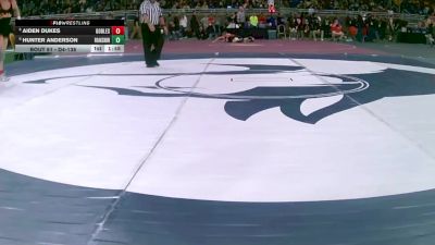 D4-138 lbs Champ. Round 1 - Aiden Dukes, Gobles vs Hunter Anderson, Royal Oak Shrine Catholic