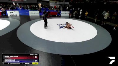 83 lbs Quarterfinal - Reza Khademi, California vs Eddie Fong, Rough House Wrestling