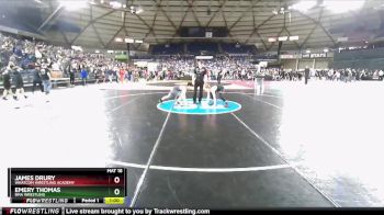 108 lbs Champ. Round 1 - Emery Thomas, BMA Wrestling vs James Drury, Whatcom Wrestling Academy