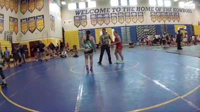 140 lbs Round 3 (6 Team) - Julianna Caisse, Florida Phoenix Wrestling Club vs Emma Hoppe, Big Money Moving