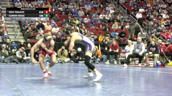 1A-150 lbs Semifinal - Corbin Reisz, Logan-Magnolia vs Kolt Knaack, North Tama