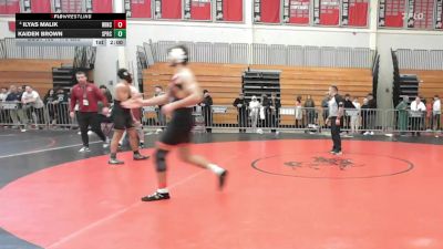 175 lbs Consi Of 8 #1 - Ilyas Malik, Winchester vs Kaiden Brown, Springfield Central