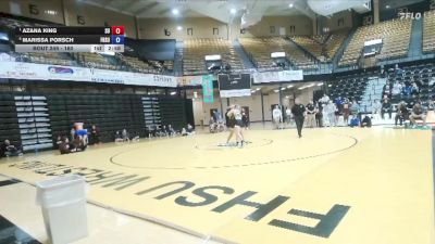 160 lbs Semifinal - Azana King, Schreiner University vs Marissa Porsch, Fort Hays State