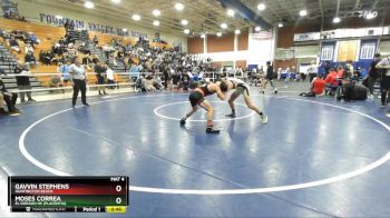 132 lbs Cons. Round 5 - Gavvin Stephens, Huntington Beach vs Moses Correa, El Dorado HS (Placentia)