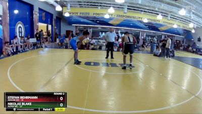 157 lbs Round 2 (8 Team) - Nikolas Blake, Alpha WC vs Stefan Behrmann, Avalon WV