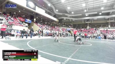 52-55 lbs Round 3 - Cayson King, Brawlers vs Dax Winger, Randall Youth