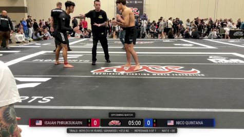 Isaiah Phruksukarn vs Nico Quintana 2025 ADCC Orlando Open/Youth Trials