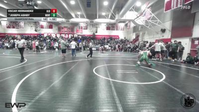 190 lbs Quarterfinal - Joseph Ashby, Monterey vs Oscar Hernandez, Alisal