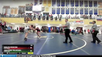 182 lbs Quarterfinal - Avalyn Mosconi, Southport vs Mercedes Tellechea, Northview