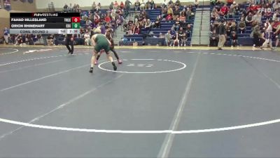 149 lbs Cons. Round 3 - Fahad Hillesland, Treasure Valley CC vs Orion Rhinehart, Evergreen State College
