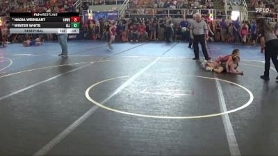 65 lbs Semifinal - Nadia Weingart, Lady Warriors Wrestling Club vs Winter White, Alliance