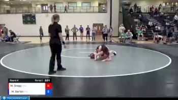 132 lbs Round 4 - Madeline Barton, Purler Wrestling Academy vs Makaelyn Gregg, Hurricane Wrestling Academy