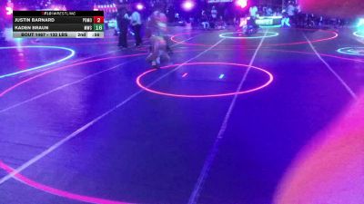 215 lbs Quarterfinal - Holden Hoiness, Team Montana vs Marcelino Bellacosa, Lakewood High School