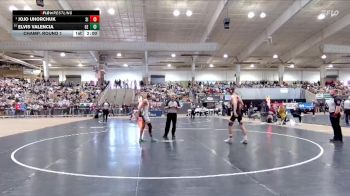 A 132 lbs Champ. Round 1 - JoJo Uhorchuk, Signal Mountain High School vs Elvis Valencia, Greenbrier High School