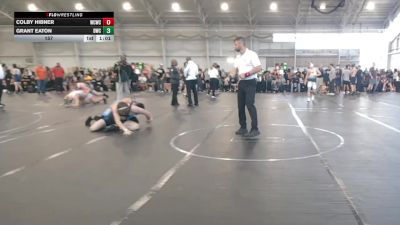 157 lbs Round 3 (8 Team) - Colby Hibner, Wrecking Crew WC vs Grant Eaton, Disciples WC