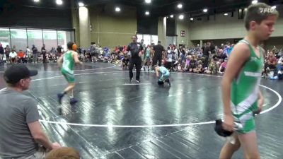 90 lbs Round 3 (6 Team) - Colton Sanders, Gulf Coast WC vs Everett Harper, Williamson County WC