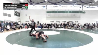 165 lbs Quarterfinal - Nathan Barroso, Daniel Hand vs Alphonse Milano, Notre Dame-West Haven
