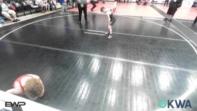 60 lbs Round Of 16 - Wyatt Garcia, Wagoner Takedown Club vs Lawson Henderson, Spartan Wrestling Fort Smith