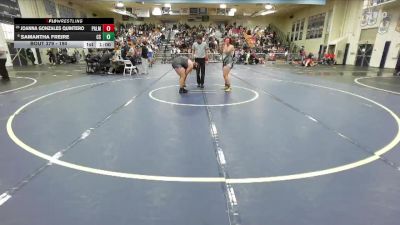 190 lbs Cons. Round 1 - Samantha Freire, Canyon Springs vs Joanna Gonzales Quintero, Palmdale