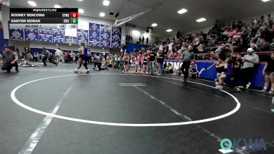 52 lbs Rr Rnd 1 - Rodney Bencoma, Kiefer Youth Wrestling Club vs Kanyon Moran, Chickasha Youth Wrestling