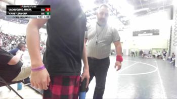 235 lbs Cons. Round 2 - Jacqueline Amaya, FRANKLIN vs Casey Zamora, MACES