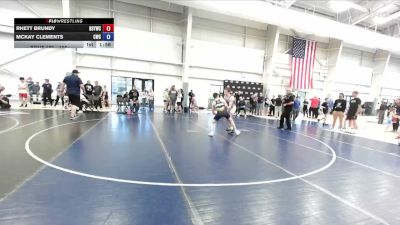126 lbs Quarterfinal - Rhett Brundy, North Summit Youth Wrestling Club vs McKay Clements, Champions Wrestling Club