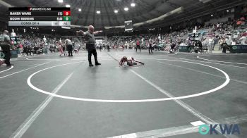 40 lbs Consi Of 4 - Baker Ware, Cleveland Takedown vs Bodhi Berens, Blanchard Wrestling Club