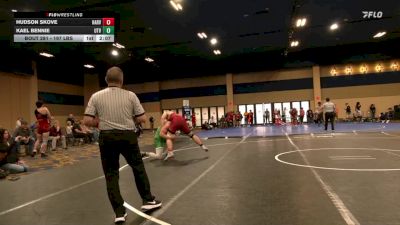 197 lbs C Of 16 #2 - Hudson Skove, Harvard vs Kael Bennie, Utah Valley