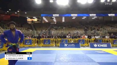 GUSTAVO ESPINDOLA BATISTA vs ANGELO DEQUAN CLAIBORNE 2023 Pan Jiu Jitsu IBJJF Championship