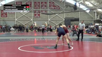 184 lbs Cons. Round 1 - Cooper Galvin, Norwich vs Michael Sanchez, Southern Maine