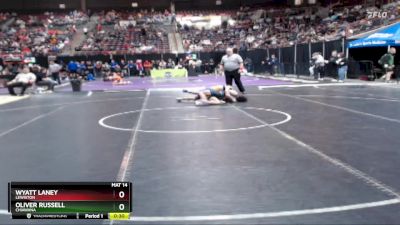 138 lbs Cons. Round 2 - Oliver Russell, Chiawana vs Wyatt Laney, Lewiston