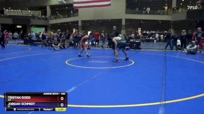 138 lbs Cons. Round 5 - Tristan Dodd, NM vs Jordan Schmidt, IA