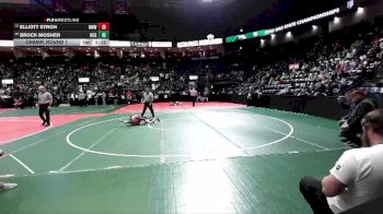 70 lbs Champ. Round 1 - Elliott Stroh, NWW2 vs Brock Mosher, OCGA