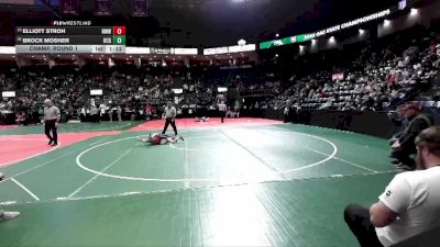 70 lbs Champ. Round 1 - Elliott Stroh, NWW2 vs Brock Mosher, OCGA