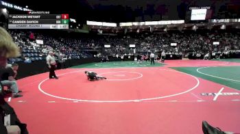 70 lbs Champ. Round 1 - Jackson Weyant, CRT2 vs Camden Davich, DONA