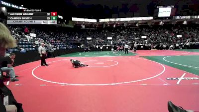 70 lbs Champ. Round 1 - Jackson Weyant, CRT2 vs Camden Davich, DONA