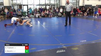 130 lbs Quarterfinal - Keenan Freeland, The Glasgow Wrestling Academy vs Austin Beverly, Bluff Wrestling