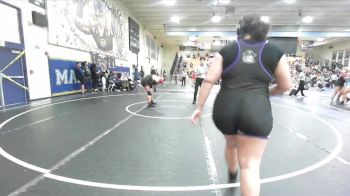 235 lbs Cons. Round 4 - Adelena Martinez, Hemet vs Lacey Hernandez, Pacific