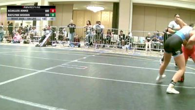 109 lbs Consi Of 8 #2 - Acailles Jenks, Uintah vs Raylynn Woods, Virgin Valley WC