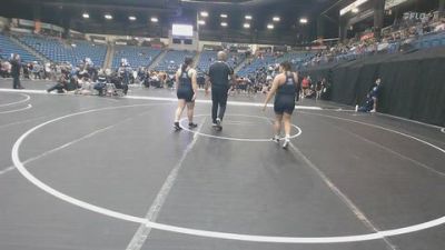 160 lbs Cons. Round 4 - Avani Wilkie, Doane vs Audrey Lennard, Doane