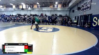 285 lbs Champ. Round 2 - Ayobayo Ibitoye, Eisenhower vs Daren Berukhim, Beverly Hills