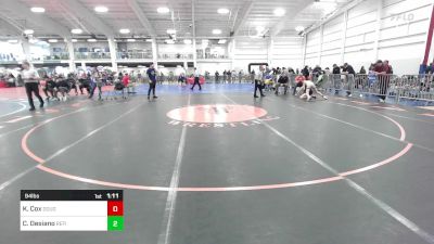 94 lbs Semifinal - Kylar Cox, Doughboys WC vs Cole Desiano, Refinery WC