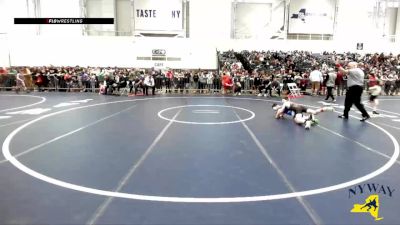 83 lbs Champ. Round 1 - Gino Hayes, Webster Schroeder Youth Wrestling vs Kayden Brown, Journeymen Wrestling Club