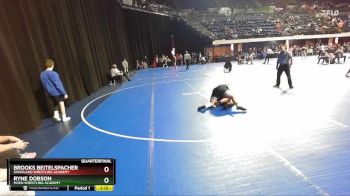 195 lbs Quarterfinal - Ryne Dobson, Moen Wrestling Academy vs Brooks Beitelspacher, Siouxland Wrestling Academy