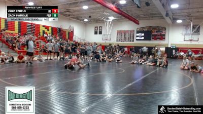 High School - 124 lbs Semifinals (8 Team) - Zack Swingle, Phillipsburg vs Cole Rebels, Mount Olive