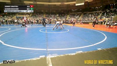 115 lbs Quarterfinal - Johnny Bratteli, The St James Academy vs Jaxson Boucher, Michigan Premier Wrestling Club