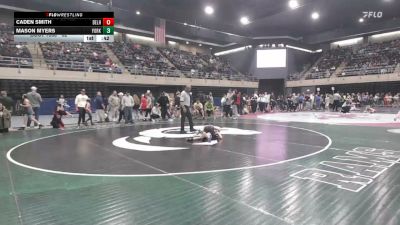 62 lbs Consi Of 8 #2 - Caden Smith, Delhi vs Mason Myers, York