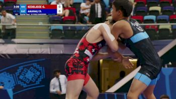 55 kg 1/4 Final - Giorgi Kedelidze, Georgia vs Diyar Amanali, Kazakhstan